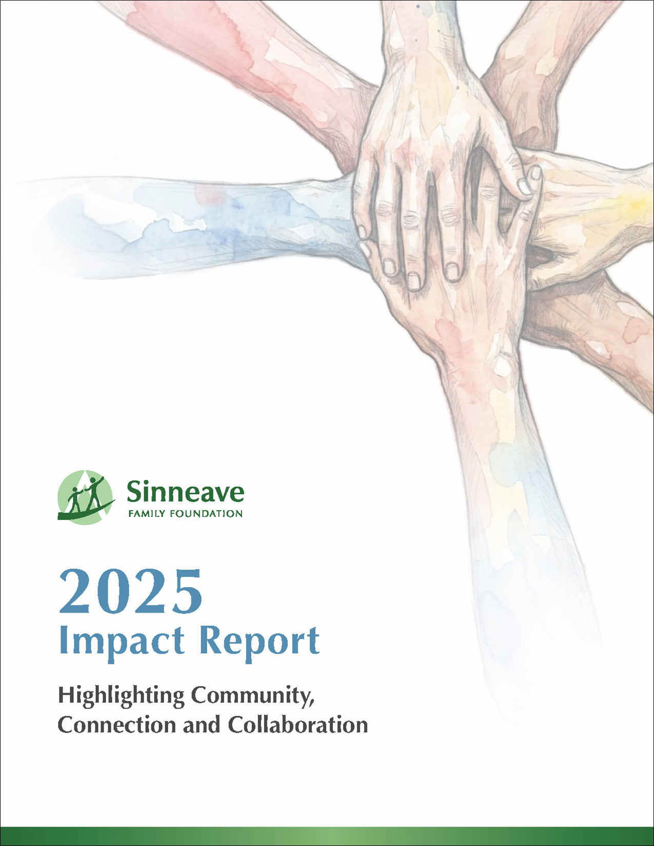 Cover Image of The Sinneave Family Foundation 2025 Impact Report.